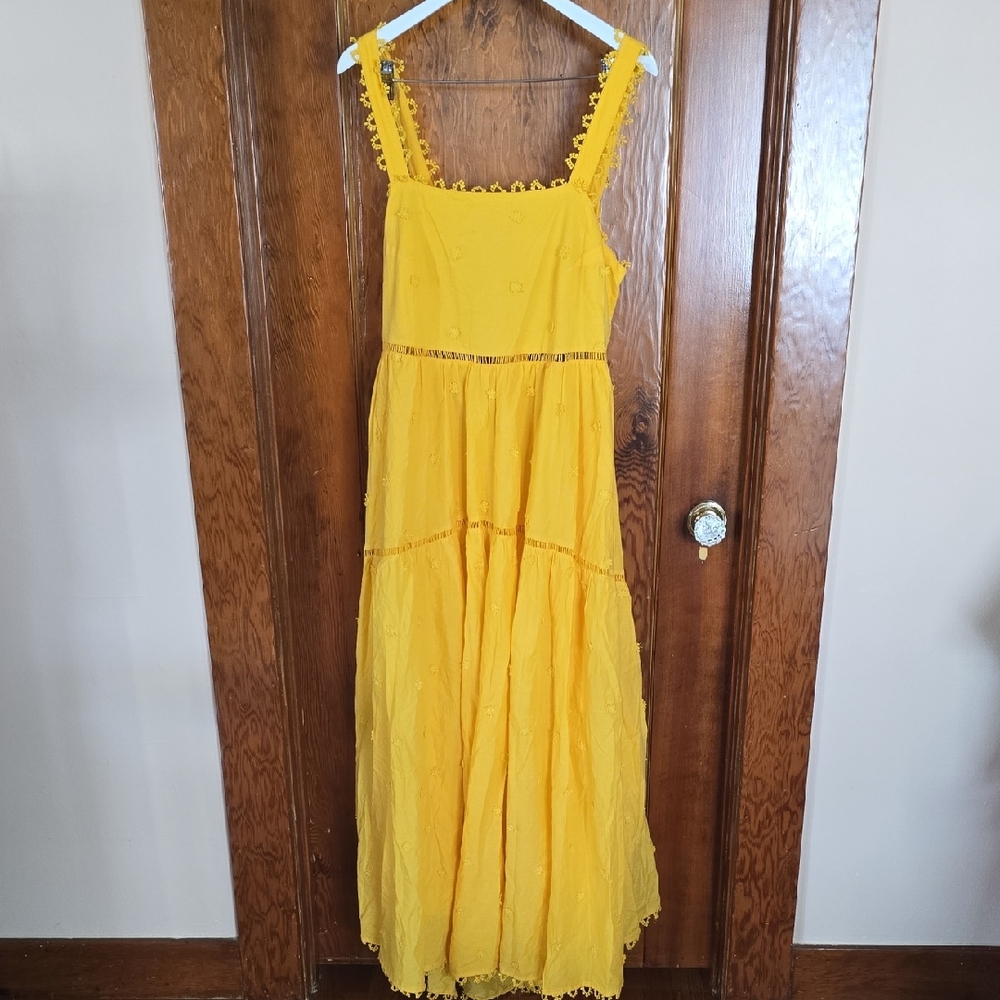 Yellow Sleeveless Maxi Dress
